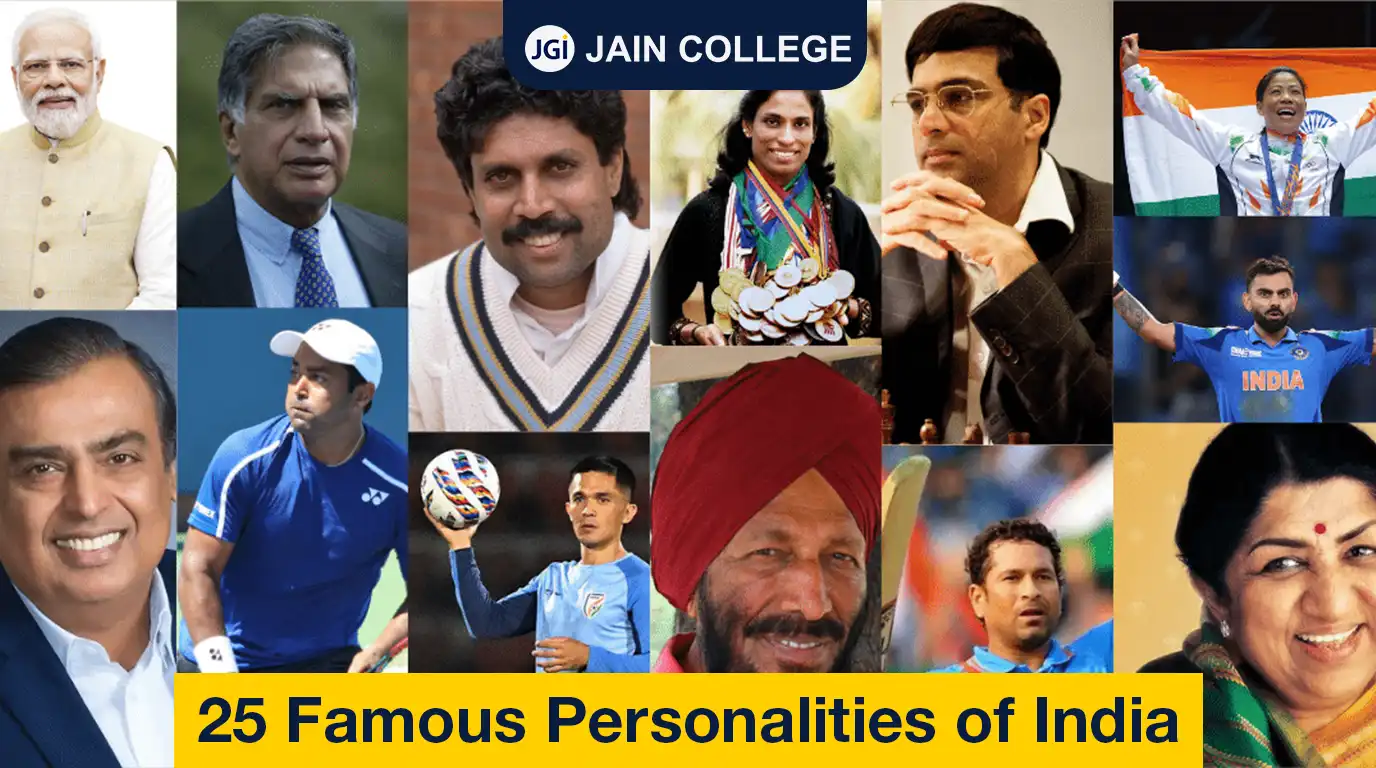 25 Famous Indian Personalities and Their Contributions