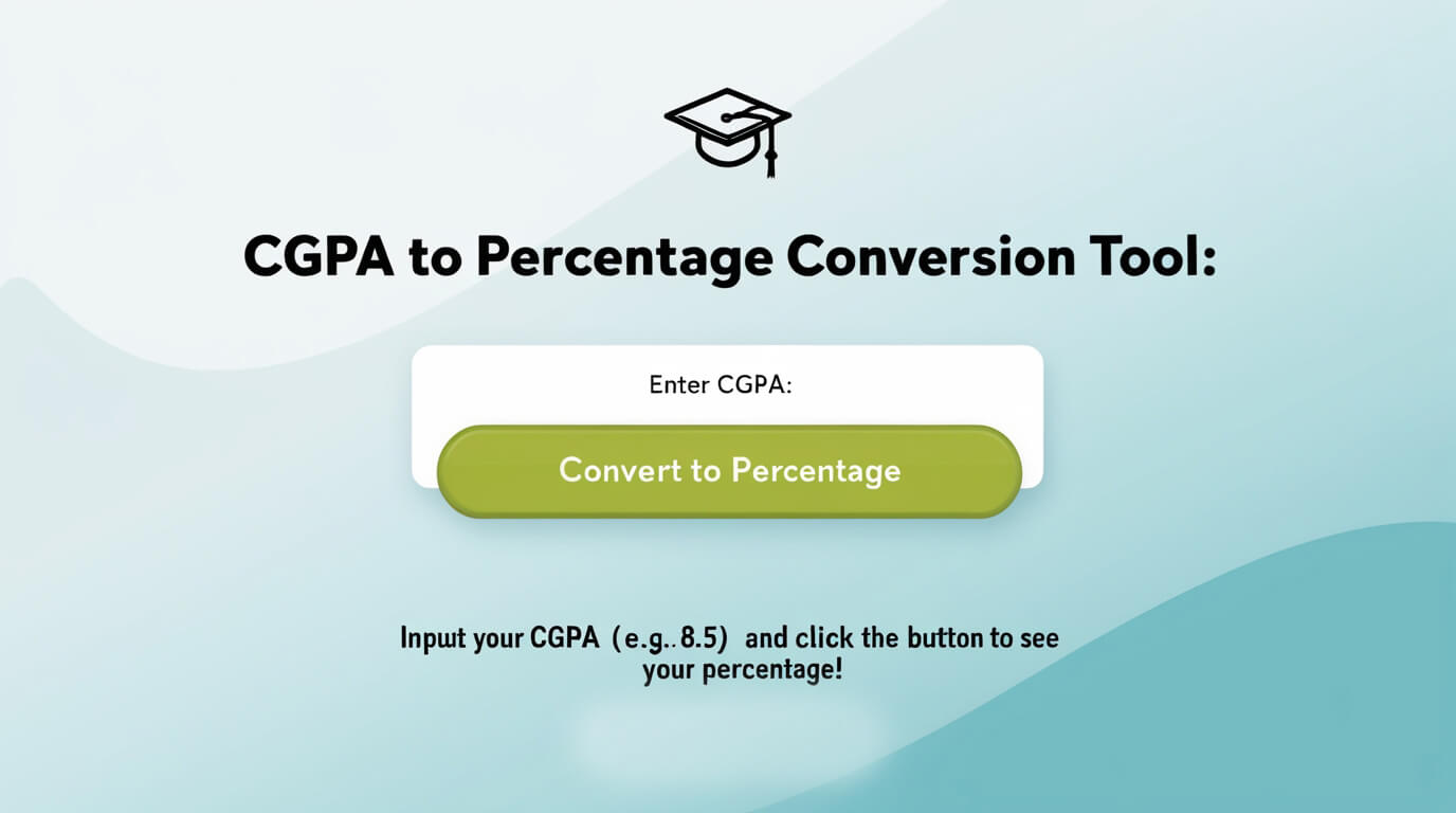 CGPA to Percentage Converter