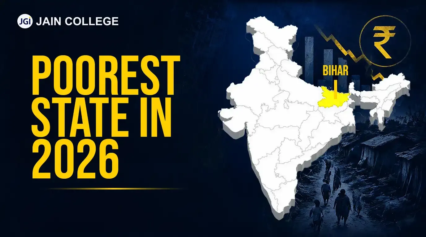 Poorest State in India 2026: State Rankings, GDP Per Capita & Poverty Data