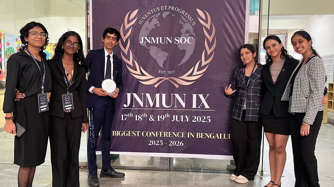 JAIN College Stands Out at JNMUN IX