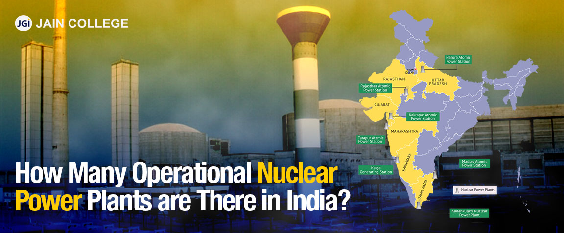 How many operational nuclear power plants are there in India?