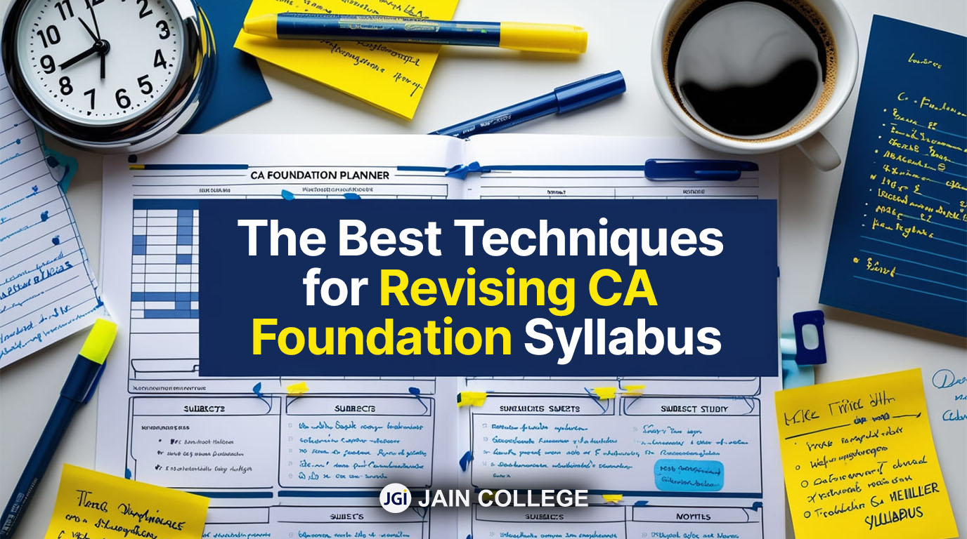The Best Techniques for Revising CA Foundation Syllabus