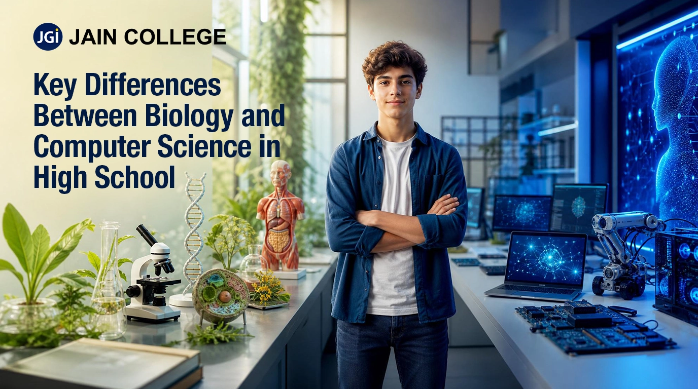 Key Differences Between Biology and Computer Science in High School