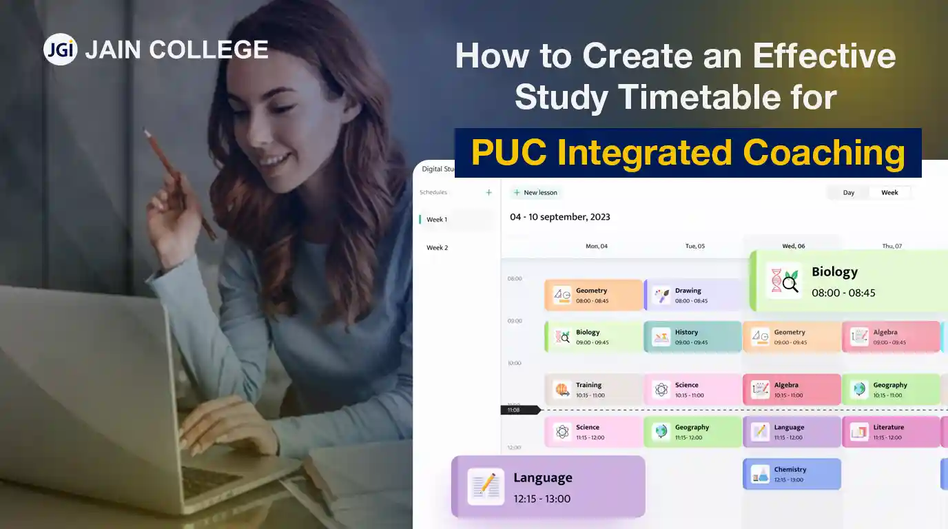 How to Create an Effective Study Timetable for PUC Integrated Coaching?
