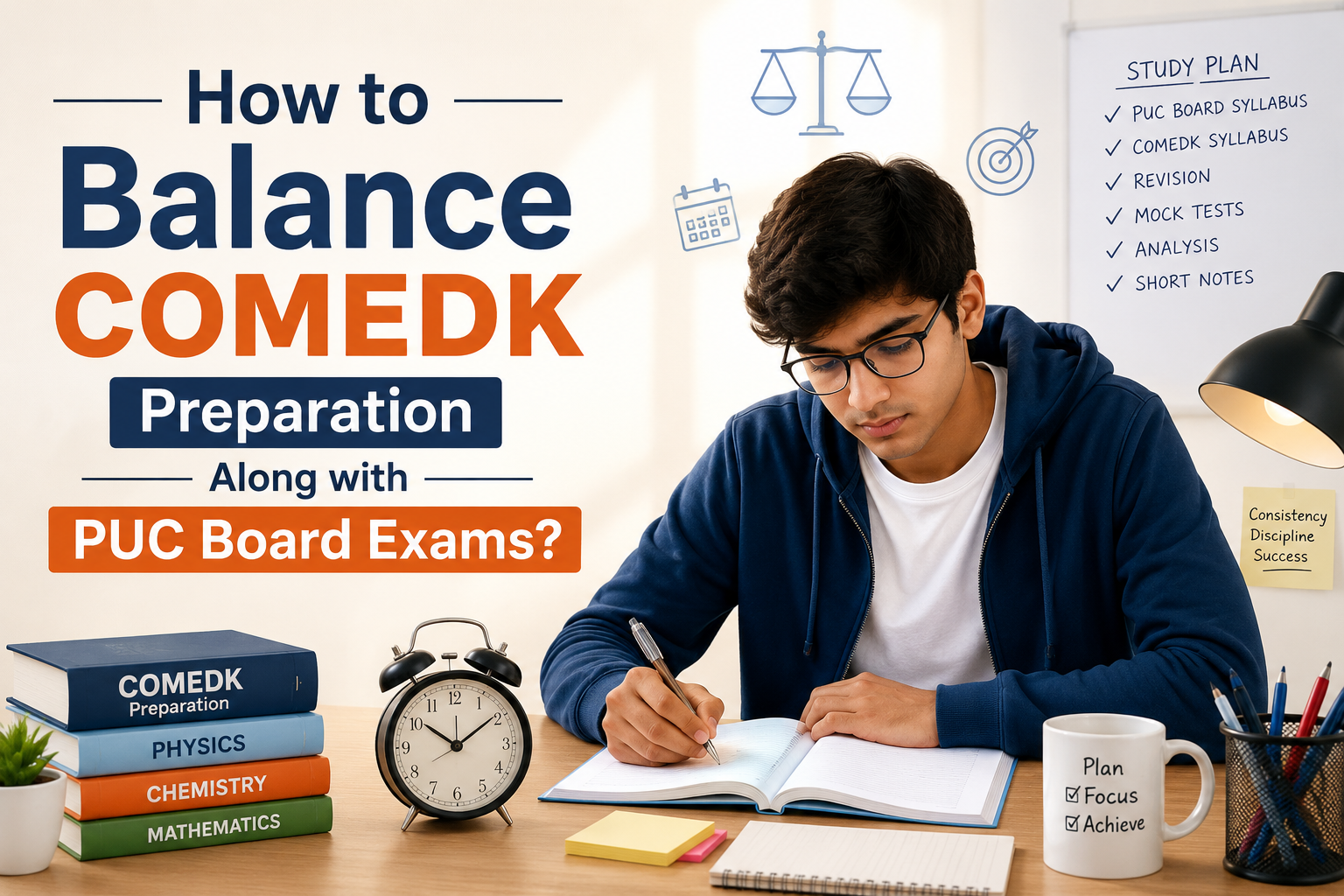 How to Balance COMEDK Preparation Along with PUC Board Exams?