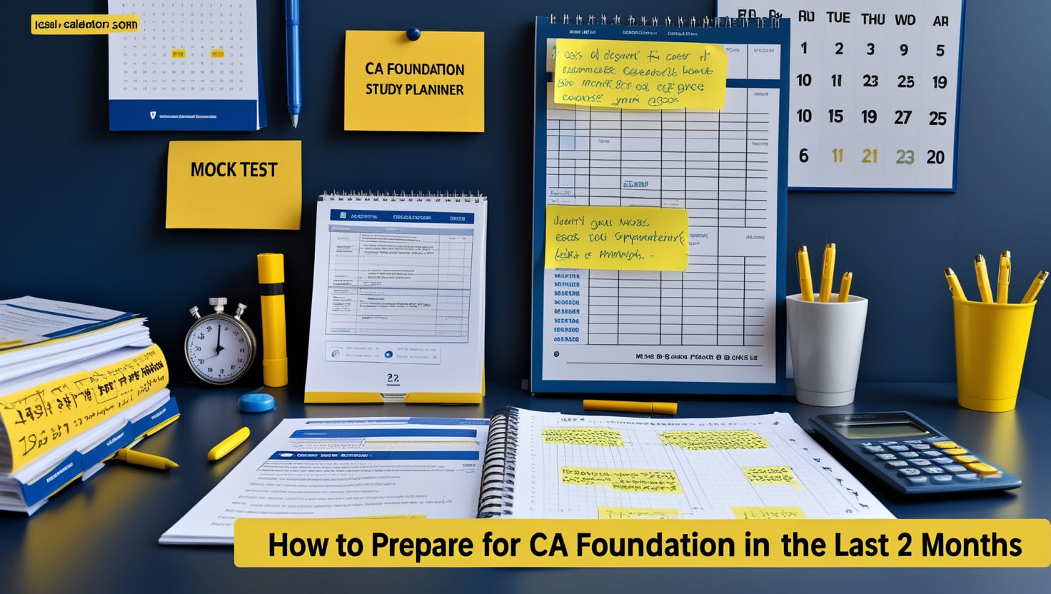 How to Prepare for CA Foundation in the Last 2 Months