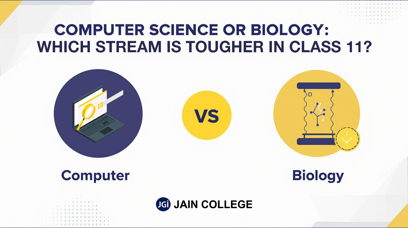 Computer Science or Biology: Which Stream is Tougher in Class 11?