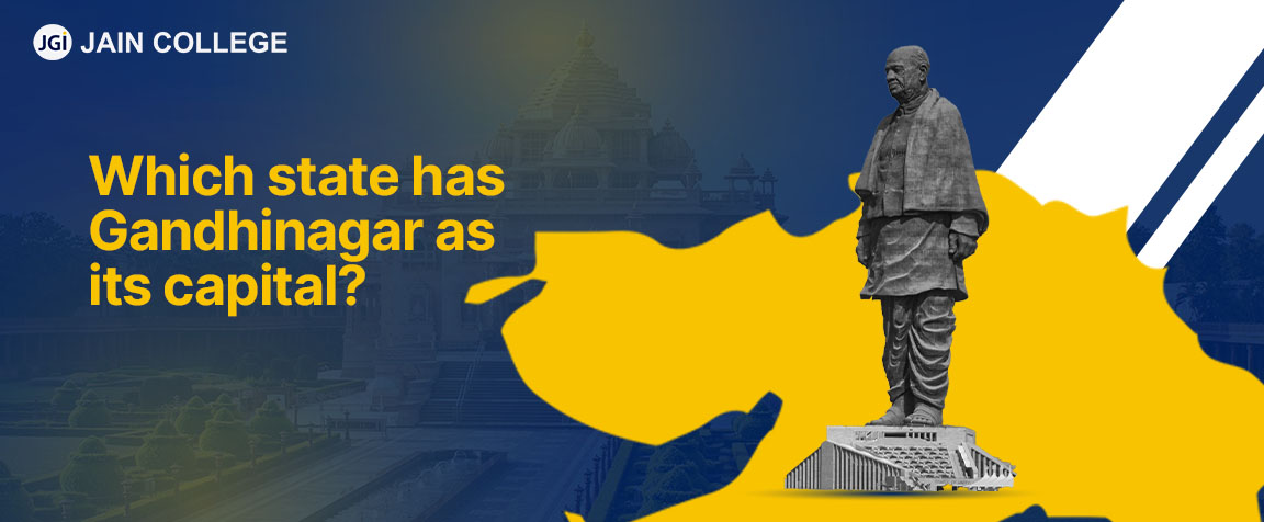 Which state has Gandhinagar as its capital?