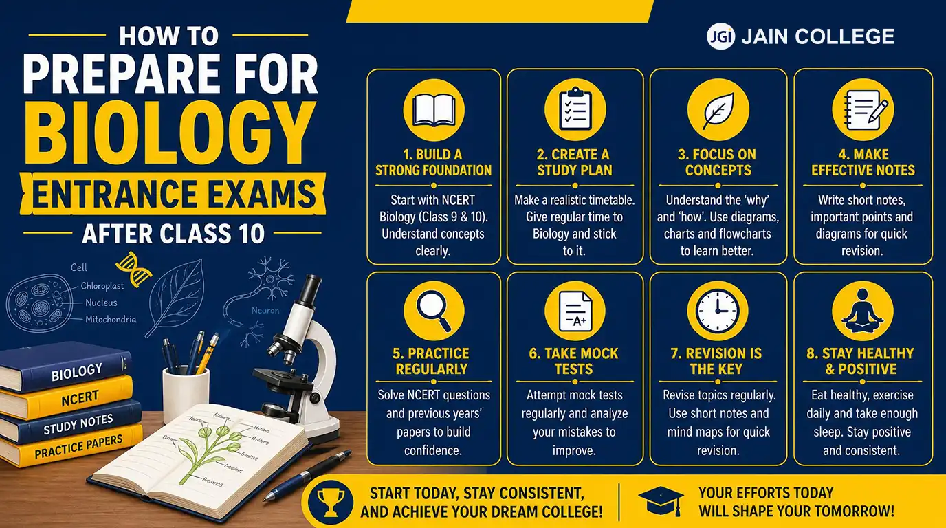 How to Prepare for Biology Entrance Exams After Class 10