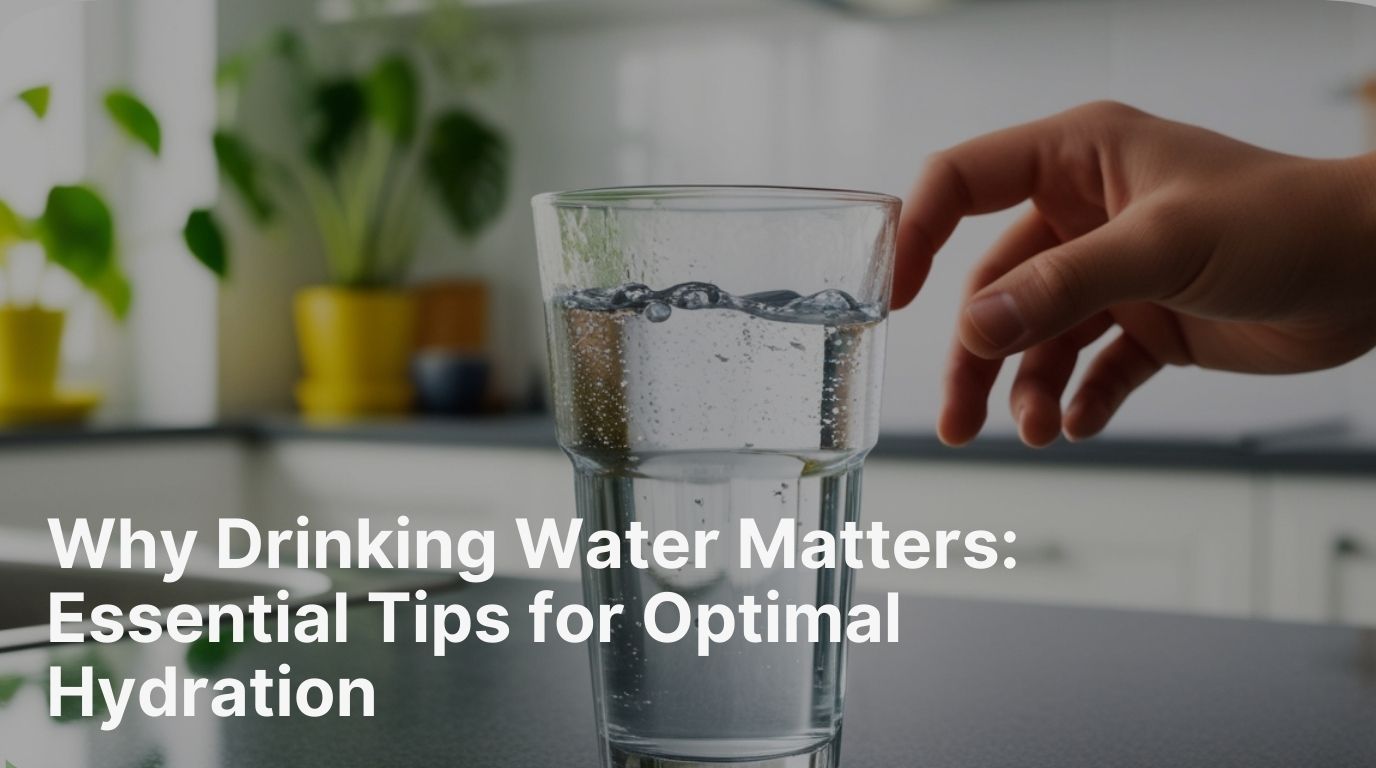 Why Drinking Water Matters: Essential Tips for Optimal Hydration