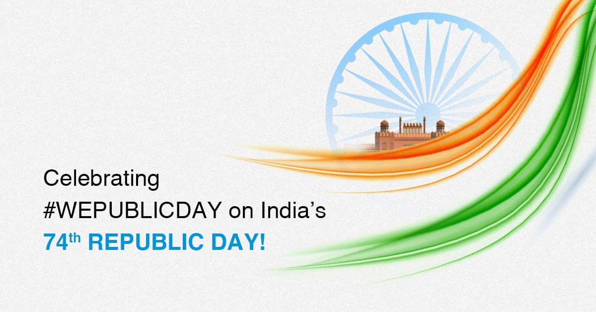 Celebrating #WEPUBLICDAY on India’s 74th REPUBLIC DAY!